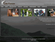 Tablet Screenshot of ladyofthecanyon.com